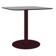 Burgundy Halo Cafe Table